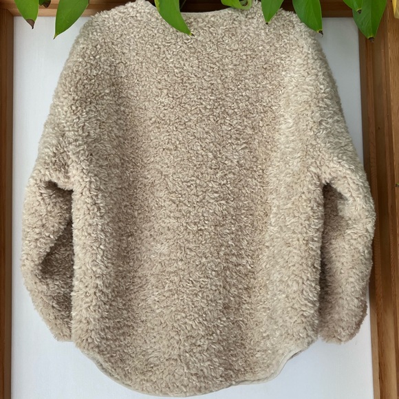 Amente Wool blend Sherpa Coat - Picture 5 of 7